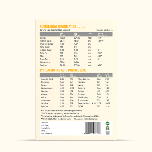 TruNativ: Pro Blend Whey Protein  Mango   216gm