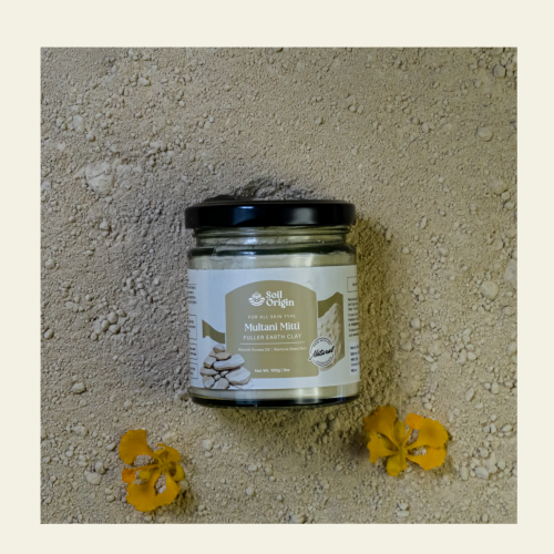 Soil Origin: Multani Mitti Powder (Earth Fuller)  100gm