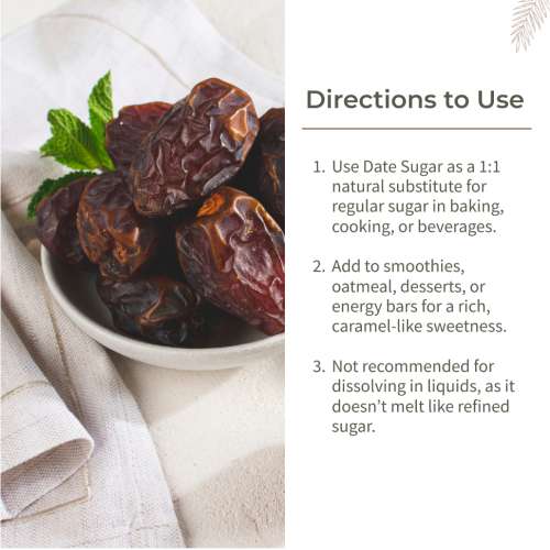 Ecotyl: Dates Sugar | Natural Sweetener | 300gm