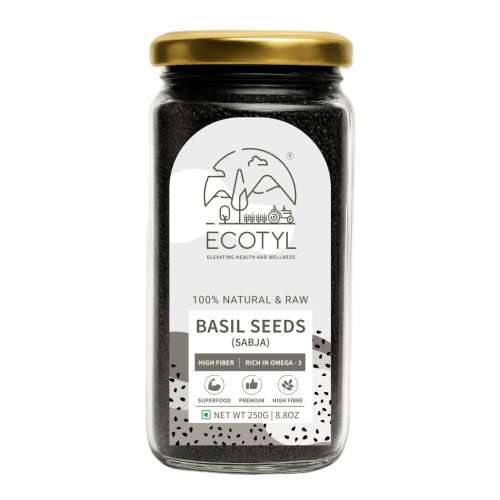 Ecotyl: Basil Seeds | Sabja Seeds  | 250gm