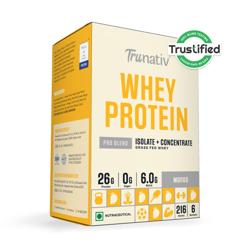 TruNativ: Pro Blend Whey Protein  Mango   216gm
