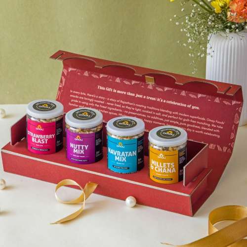 Omay Foods: Gourmet Sancks Gift Box  500gm