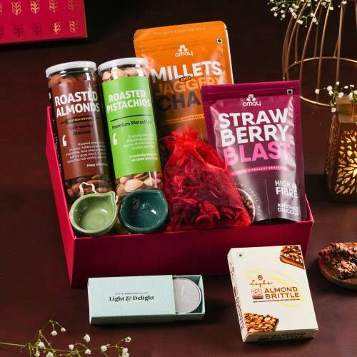 Omay Foods: Diwali Bliss Gift Box 1400gm