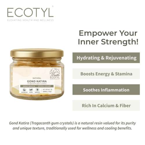 Ecotyl: Gond Katira | Natural Cooling Gum | 200gm