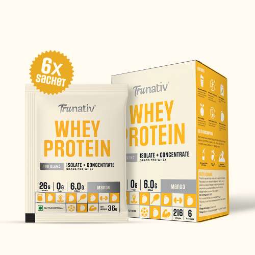 TruNativ: Pro Blend Whey Protein  Mango   216gm