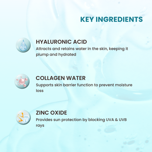 Mirabelle: Hya-Colla Moisture Sunscreen