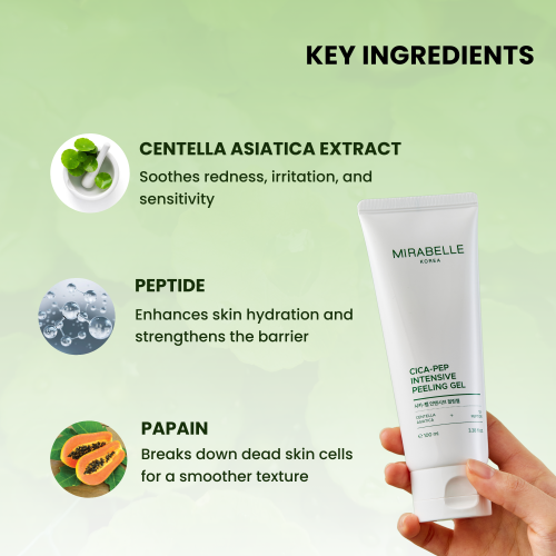 Mirabelle: Cica + Peptide Intensive Peeling Gel