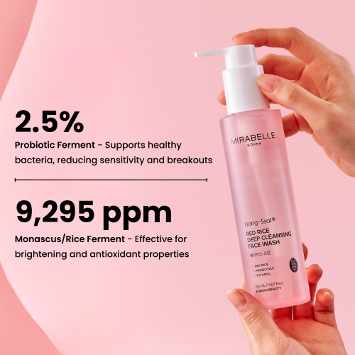 Mirabelle: Red Rice Deep Cleansing Face Wash