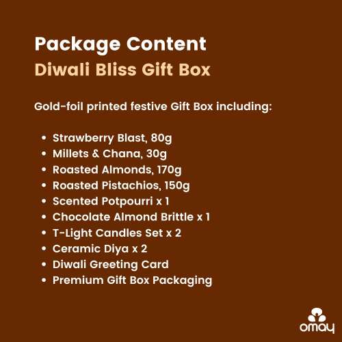 Omay Foods: Diwali Bliss Gift Box 1400gm