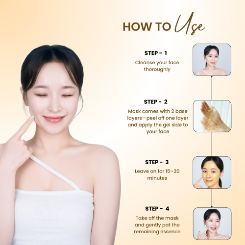 Mirabelle: Gold-Colla Hydrogel Mask