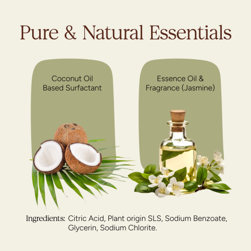 Soil Origin: Powder to Liquid Handwash (Jasmine)  250ml