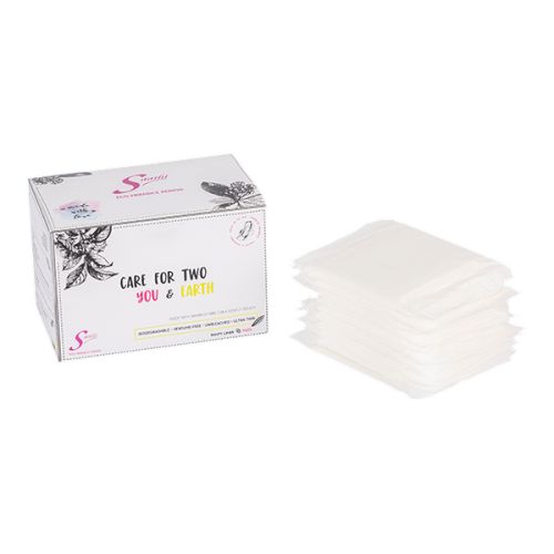 Saathi: Panty Liners Bamboo Fiber Sanitary Pads - pack of 48