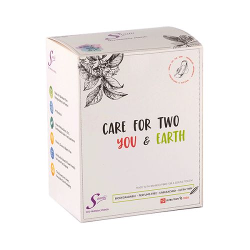Saathi: Bamboo Fiber Sanitary Pads - pack of 12