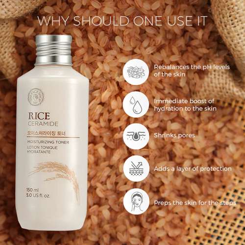 The Face Shop: Rice & Ceramide Moisturizing Toner - 150ml
