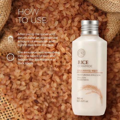 The Face Shop: Rice & Ceramide Moisturizing Emulsion - 150ml