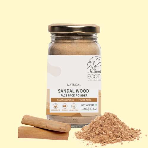 Ecotyl: Pure Sandalwood Powder  Face Pack   100gm