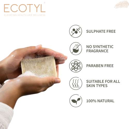Ecotyl: Coconut Milk Soap with Vanilla | 100% Natural| Set of 2 