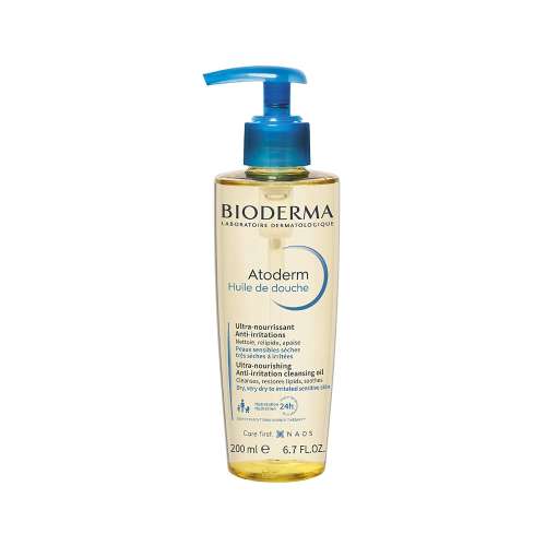 Bioderma: Atoderm huile de douche anti irritation cleansing oil face and body moisturizer 200ml