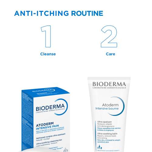 Bioderma: Atoderm Intensive Baby Soap Bar From Birth Gently Cleanses and Purifies The Skin, 150 gm