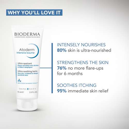 Bioderma: Atoderm Intensive Baume Ultra-soothing Balm Very dry, Sensitive to Atopic Skin 75ml