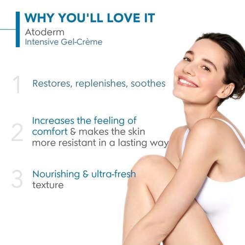 Bioderma: Atoderm intensive gel creme for anti itching lipid replenishing treatment 200ml