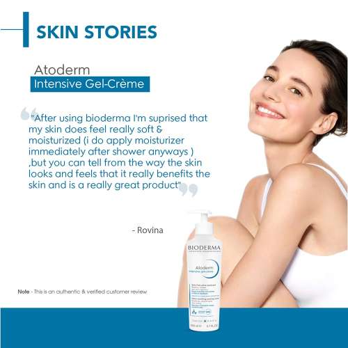Bioderma: Atoderm intensive gel creme for anti itching lipid replenishing treatment 200ml