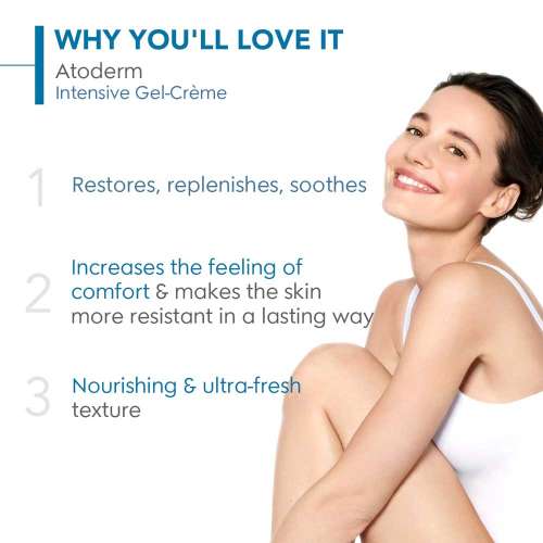 Bioderma: Atoderm intensive gel creme for anti itching lipid replenishing treatment 75ml