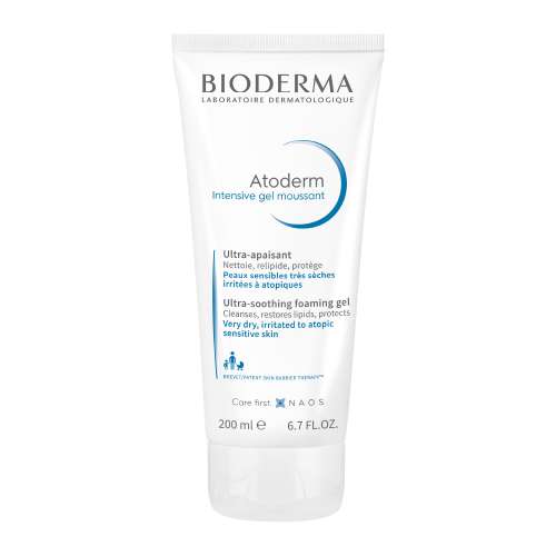 Bioderma: Atoderm Intensive Gel moussant Ultra-Soothing Shower Gel Very Dry To Atopic Skin, 200ml