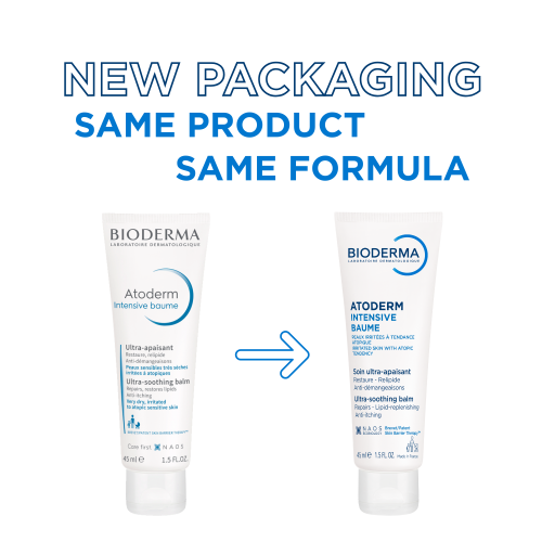 Bioderma: Atoderm intensive ultra soothing baume moisturizer for very dry sensitive to atopic skin 45ml