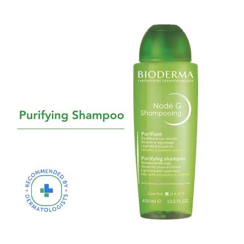 Bioderma: Node G purifying shampoo for hair with tendency to oiliness 400ml