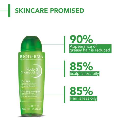 Bioderma: Node G purifying shampoo for hair with tendency to oiliness 400ml