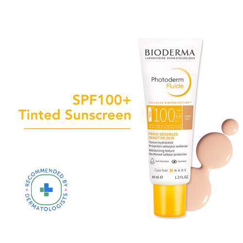 Bioderma: Photoderm Aquafluide Sunscreen SPF 100+ Claire - UVA Protection, 40ml