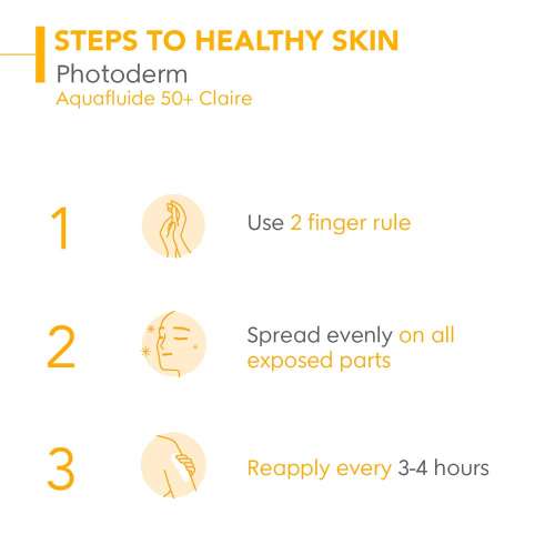Bioderma: Photoderm Aquafluide SPF 50+ PA++++ Invisible Tinted Sunscreen for All Skin Types | In Vivo Tested