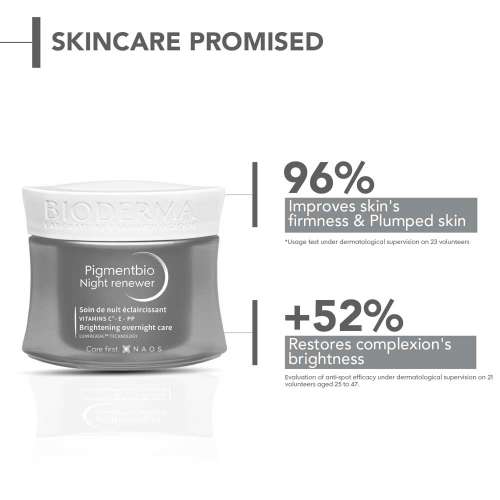 Bioderma: Pigmentbio night renewer brightening overnight cream for skin prone to pigmentation disorders 50 ml