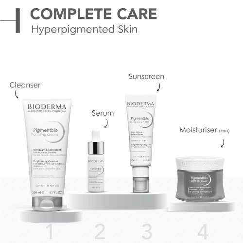 Bioderma: Pigmentbio night renewer brightening overnight cream for skin prone to pigmentation disorders 50 ml