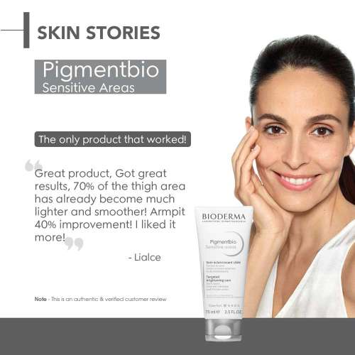 Bioderma: Pigmentbio sensitive areas external intimate and friction areas brightening care 75ml