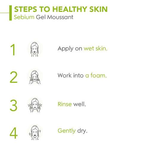 Bioderma: Sebium Face And Body Wash Moussant Purifying Cleansing Gel, 45ml Bioderma: Sebium Face And Body Wash Moussant Purifying Cleansing Gel, 45ml