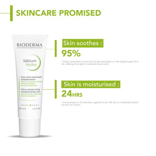 Bioderma: Sebium Hydra Ultra-moisturising Cream Very Dry Acne-Prone Skin, 40ml
