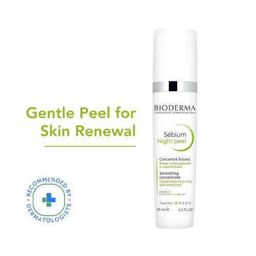 Bioderma: Sebium Night Peel Smoothing Concentrate, 40ml