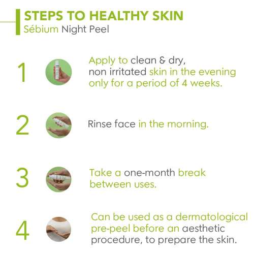 Bioderma: Sebium Night Peel Smoothing Concentrate, 40ml