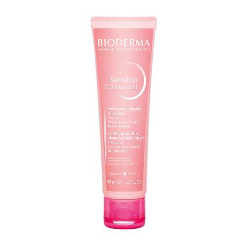 Bioderma: Sensibio Gel Moussant SLS Free Cleanser With Vitamin E-24h Hydration-Micellar Gel - 45ml