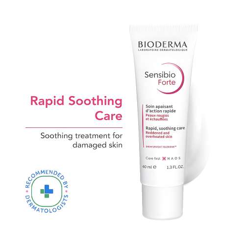 Bioderma: Sensibio Forte Rapid Soothing Cream With Vitamin E - Damaged Skin   40ml