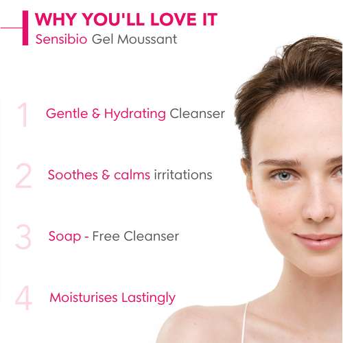 Bioderma: Sensibio Gel Moussant SLS Free Cleanser With Vitamin E-24h Hydration-Micellar Gel  100ml