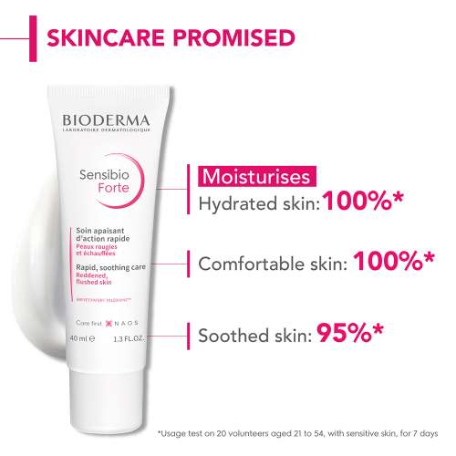 Bioderma: Sensibio Forte Rapid Soothing Cream With Vitamin E - Damaged Skin   40ml