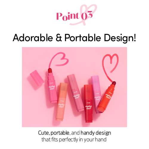 Etude: Dear Darling Marker Tint 01 Raspberry Pop 3.5gm