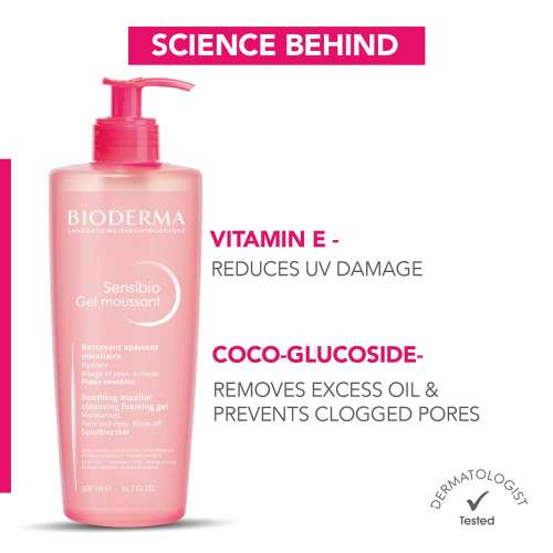 Bioderma: Sensibio Gentle Soothing Micellar Cleansing Foaming Gel   500ml