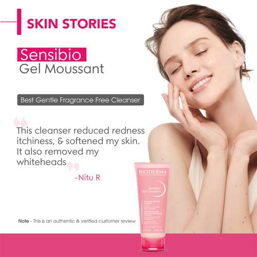 Bioderma: Sensibio Gel Moussant SLS Free Cleanser With Vitamin E-24h Hydration-Micellar Gel  100ml