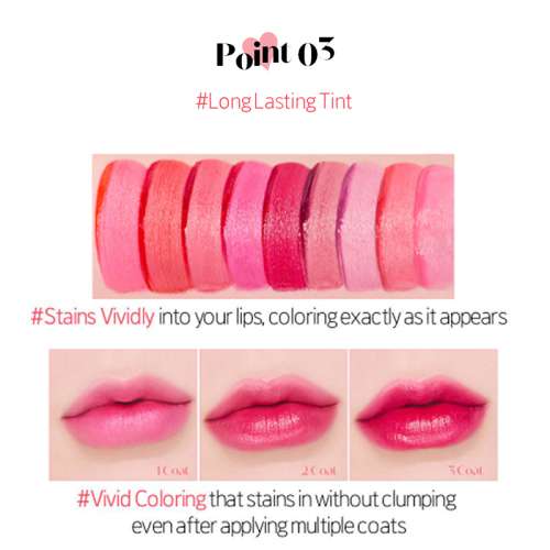 Etude House: Dear Darling Water Gel Tint 01 Tangerine red