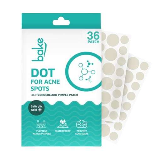Bake Cosmetics: 2 Salicylic Acid Pimple Patches 36 Dots and Acne Scars with Hydrocolloid Waterproof Patches