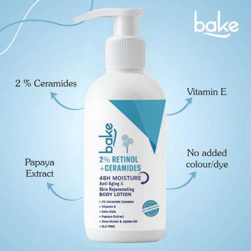 Bake Cosmetics: 1% Retinol + Ceramides Body Lotion Bake Cosmetics: 1% Retinol + Ceramides Body Lotion